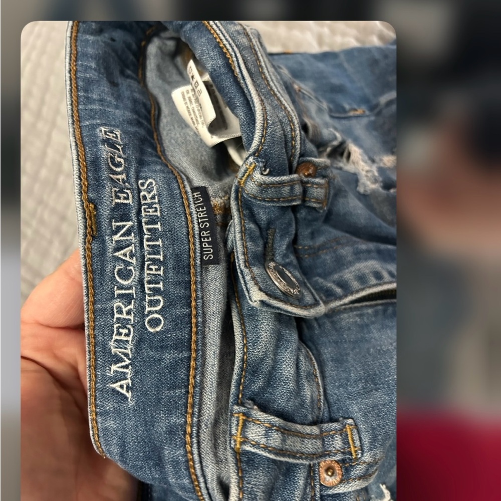 Distressed Denim Shorts - Picture 2 of 5